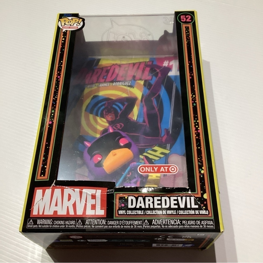 Funko POP! Comic Cover: Marvel Daredevil 52 Vinyl Figure NIB Damaged Box